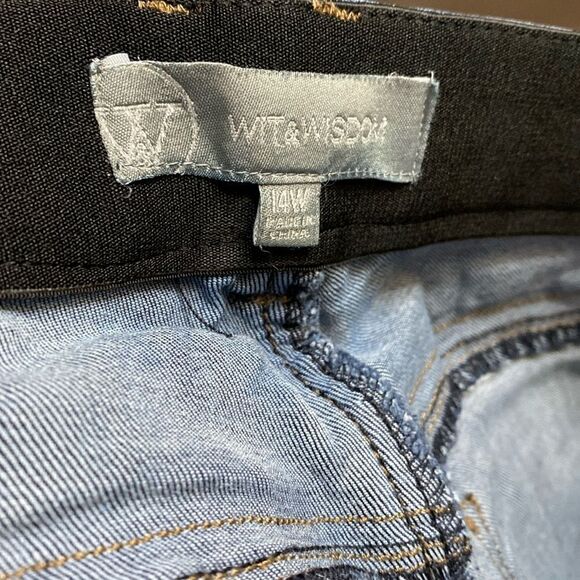 Wit & Wisdom 'Ab'Solution High Waist Skinny Ankle Jeans Dark Indigo Wash - Picture 11 of 14